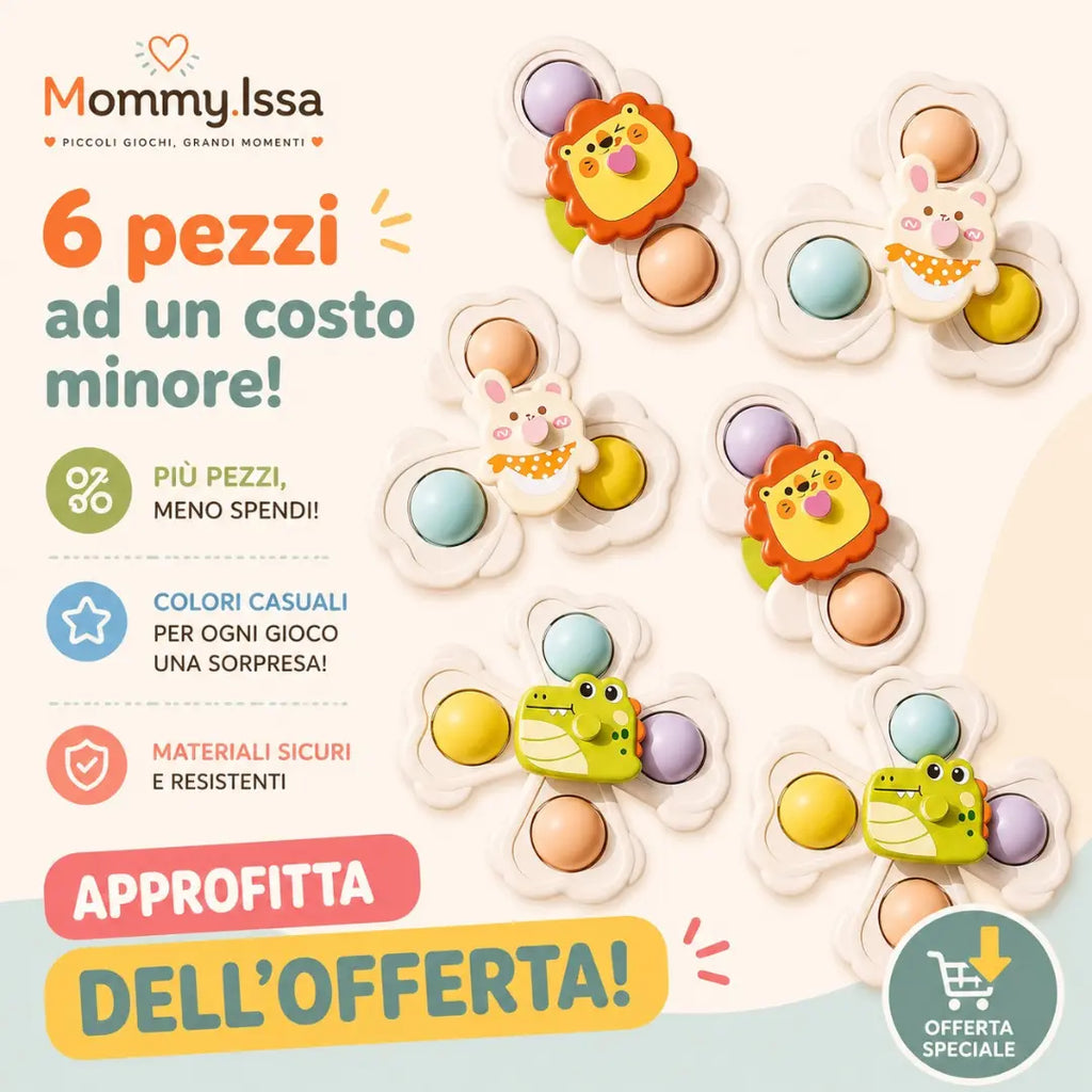 Eliot – Girandole con Ventosa (3 Pz / 6 Pz)