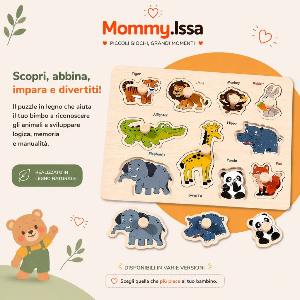 BUNDLE LEONARDO. Puzzle con maniglia