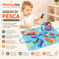 NEMO FISHING. Giocattoli da pesca colorati per neonati, set da pesca in tessuto per bambini