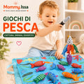 NEMO FISHING. Giocattoli da pesca colorati per neonati, set da pesca in tessuto per bambini