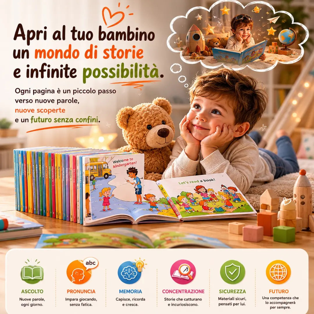📚 LONDON LIBRERY. Set 36 Libri in Inglese per Bambini